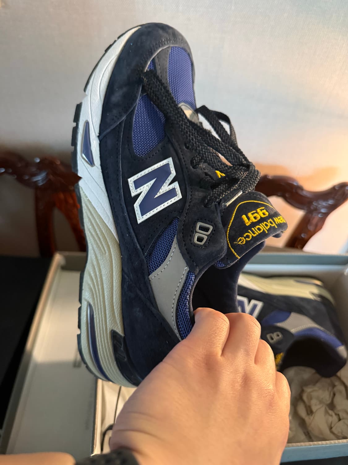 뉴발란스 991 메이드인UK 네이비 (260) 상품이미지5