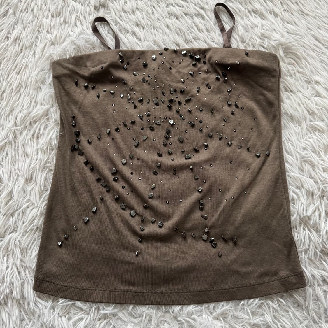 MICHEL KLEIN 일본빈티지 y2k 나시 미쉘클랑 빈티지나시 38 상품이미지3