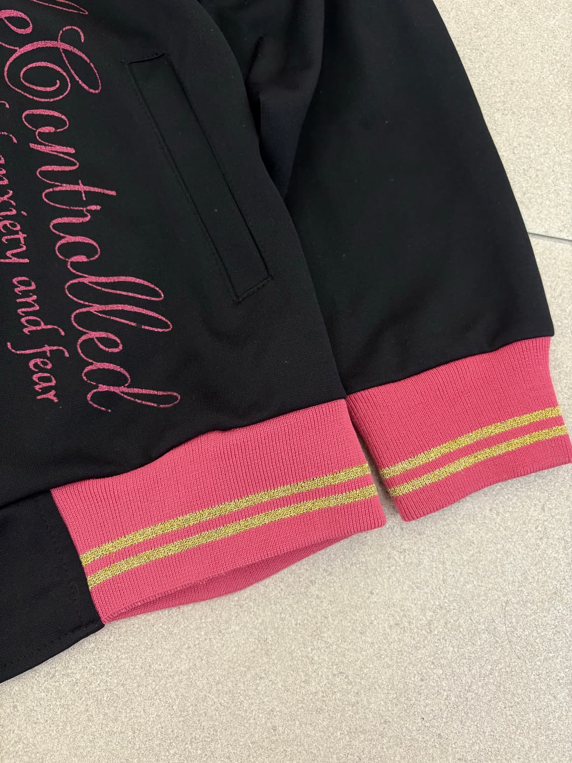 블랙 글리터 윙 져지 상품이미지5