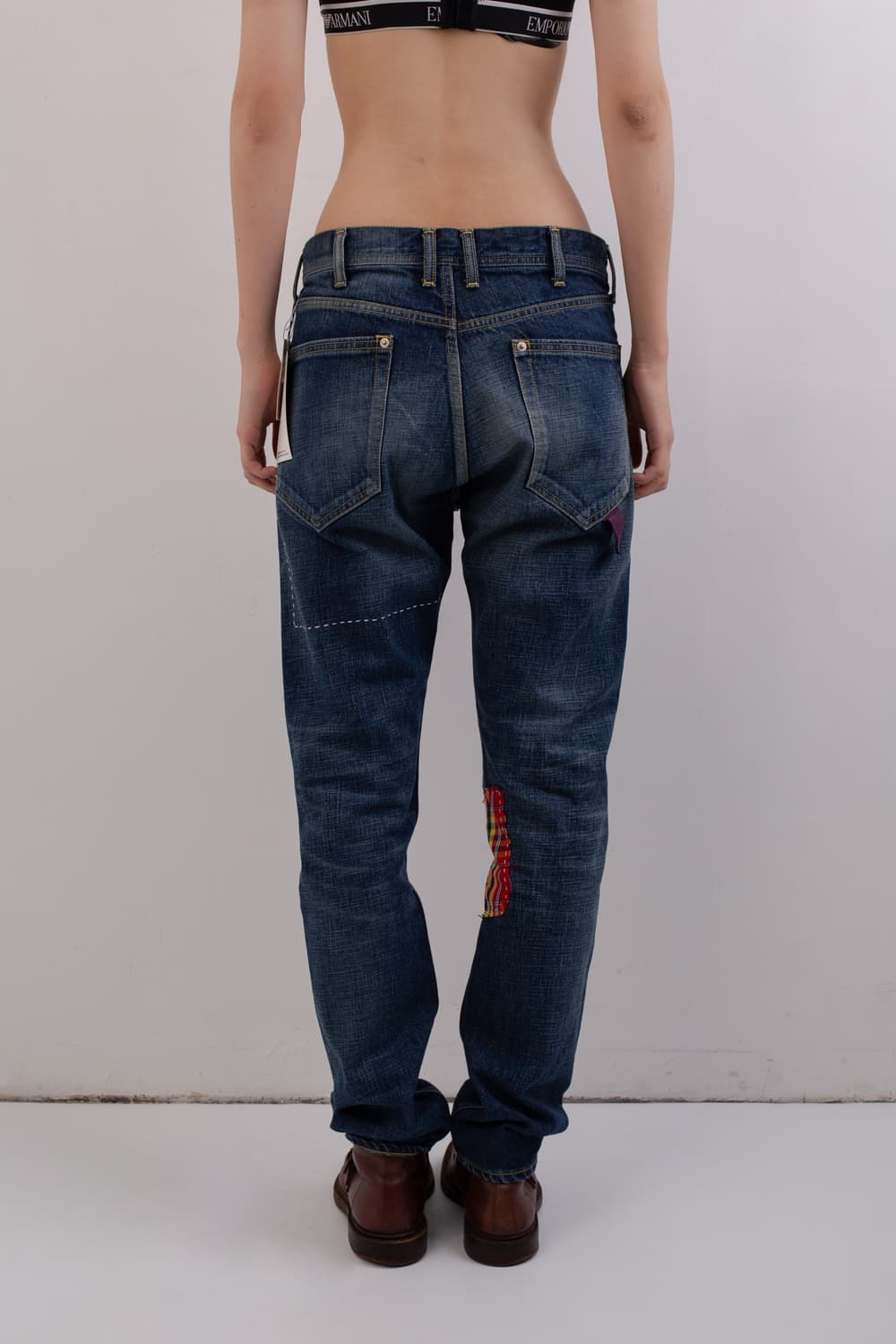 VIVIENNE WESTWOOD PATCH WORK DENIM PANTS 상품이미지4