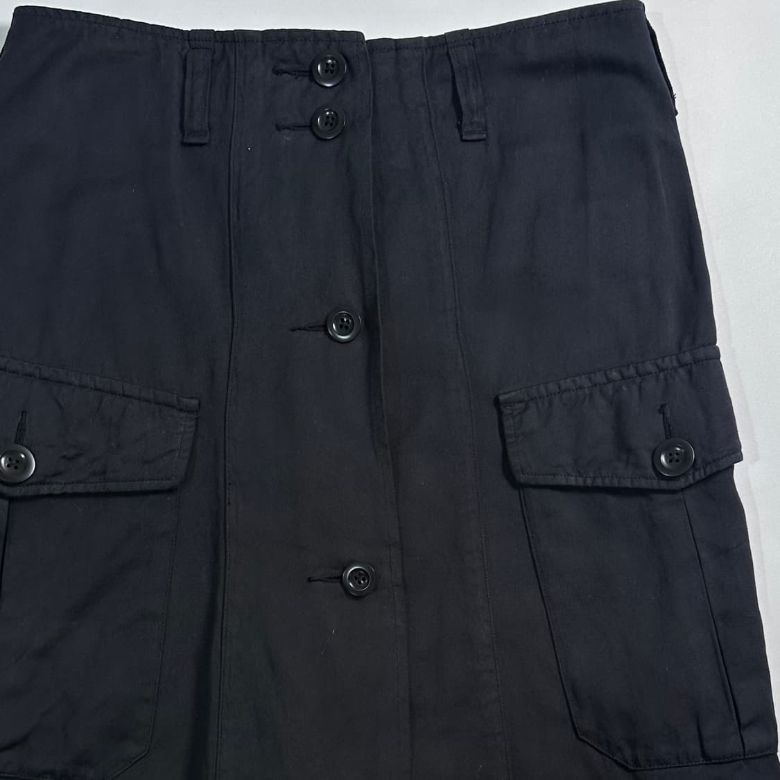 마가렛호웰 블랙 포켓 롱 스커트 상품이미지3