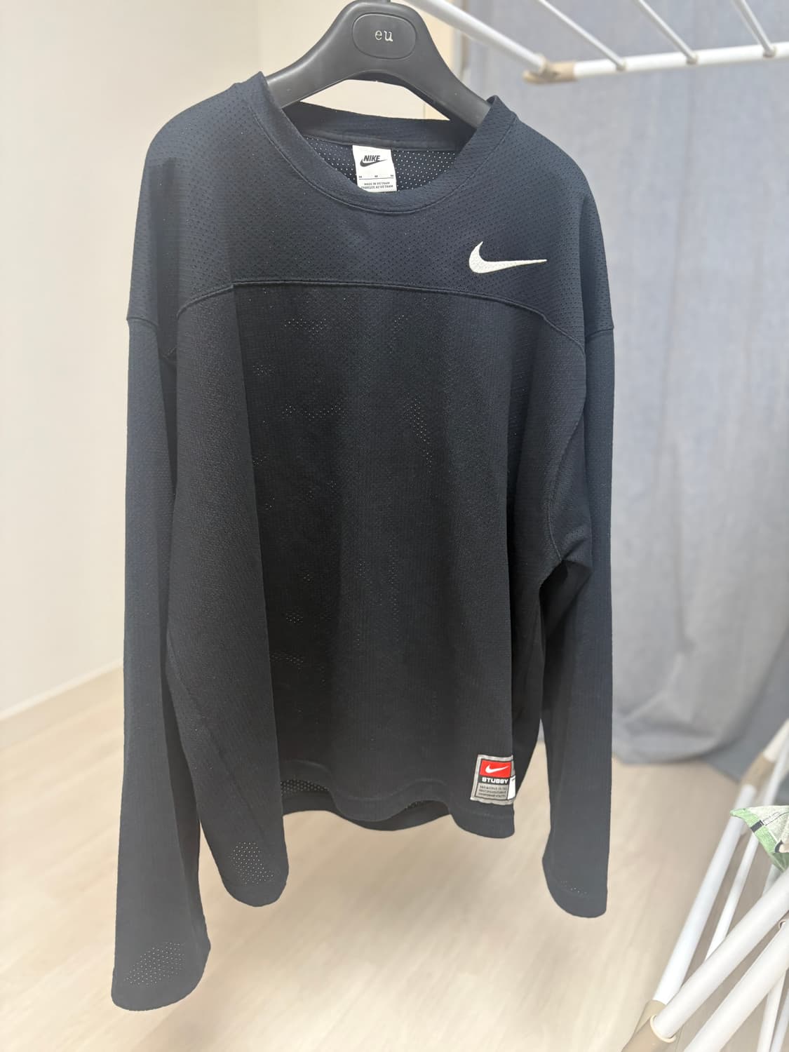 나이키 x 스투시 롱슬리브 탑 블랙 M 상품이미지4