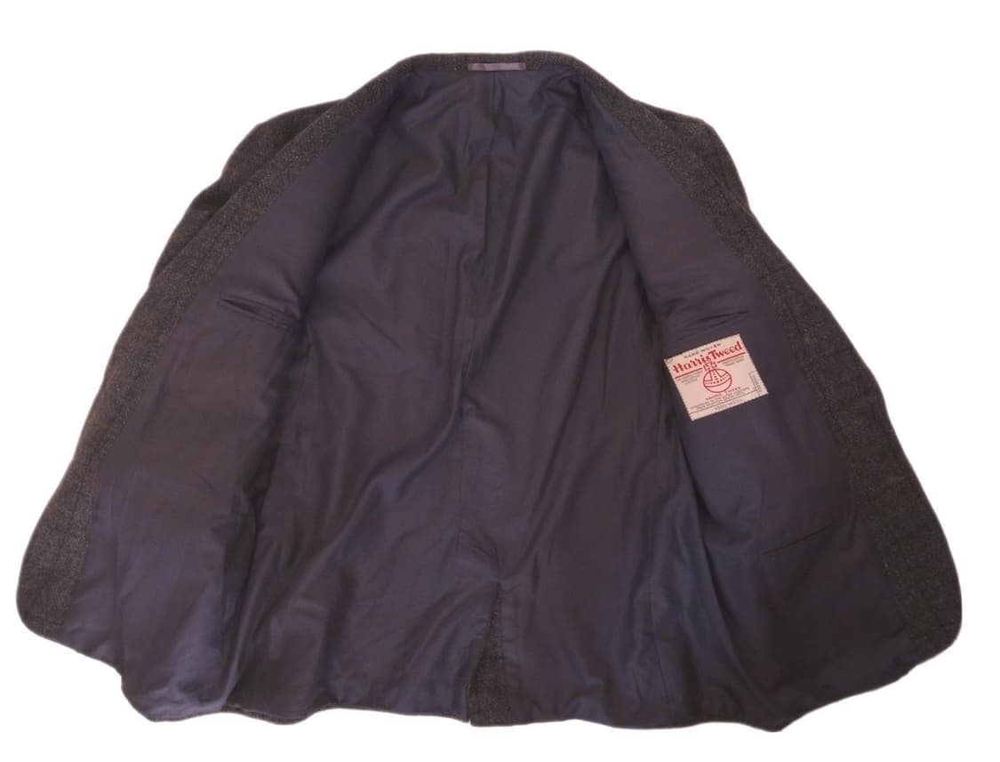 [택포] 빈티지 해리스 트위드 체크 울 스포츠 코트 상품이미지9