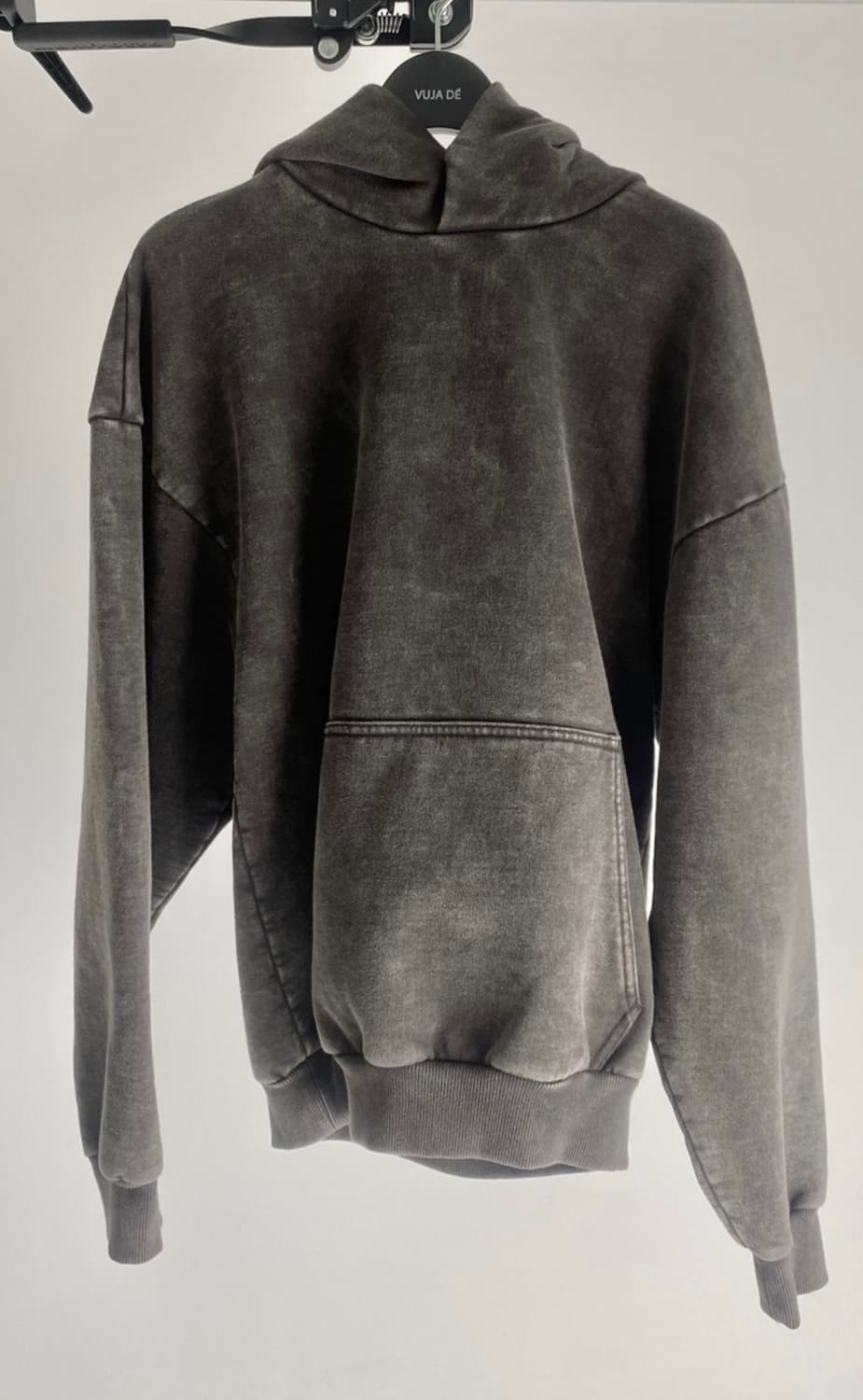 VUJADE 뷰자데 블랭크 워시드 후드 브라운 상품이미지3