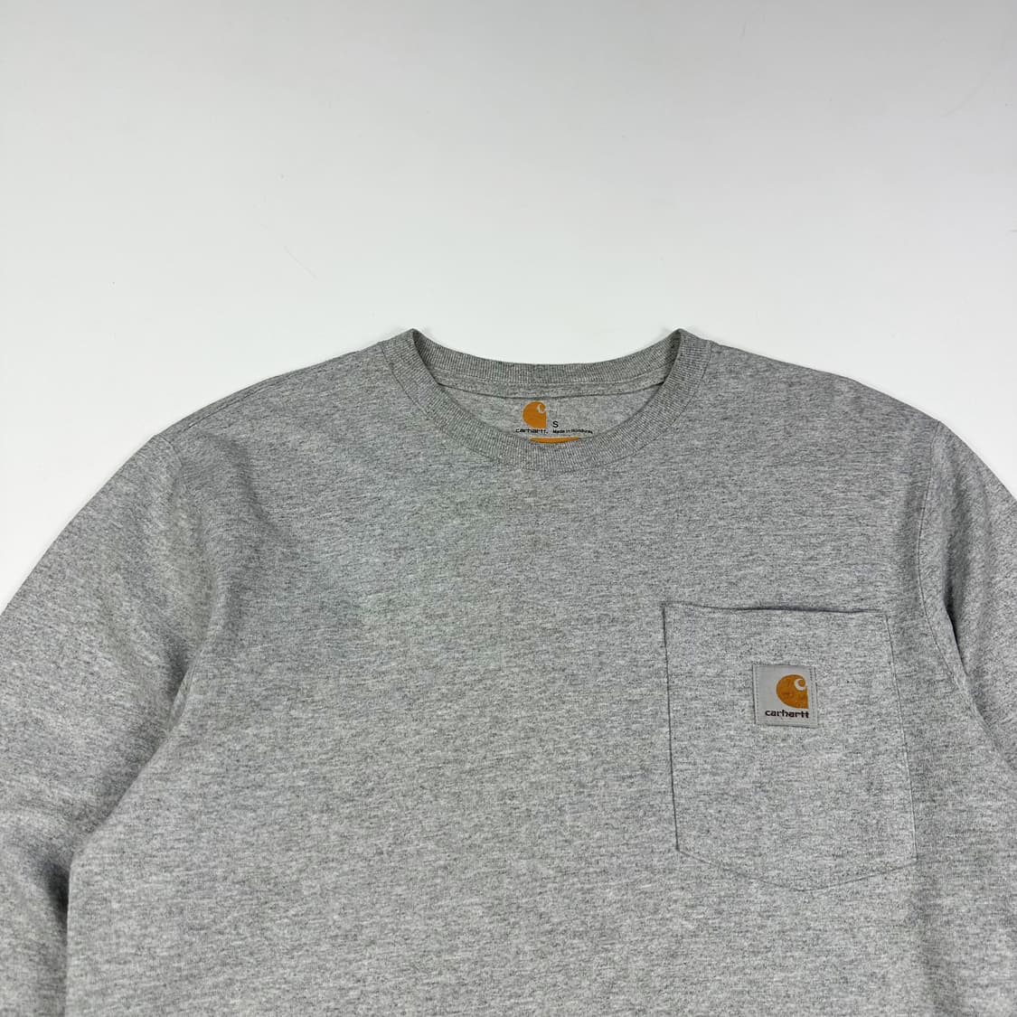 칼하트 오리지널핏 그레이 롱슬리브 맨투맨 (실측 M) 상품이미지1
