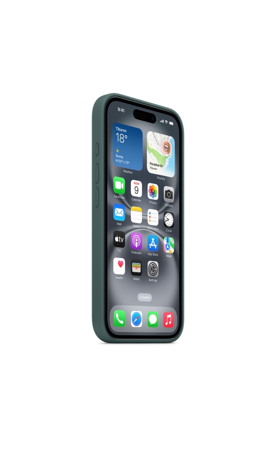 [미개봉/정품] Apple 아이폰 16 맥세이프 실리콘 케이스 레이크그린 상품이미지3