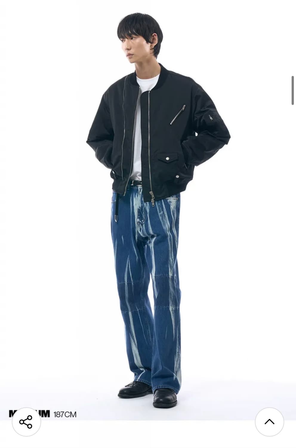 감마갤러리 신슐레이트 ma-1 라이더자켓 급처 상품이미지4