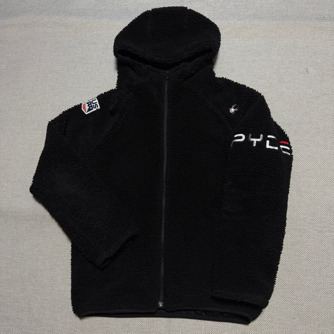 스파이더 US 스키팀 플리스 후디 자켓 상품이미지1