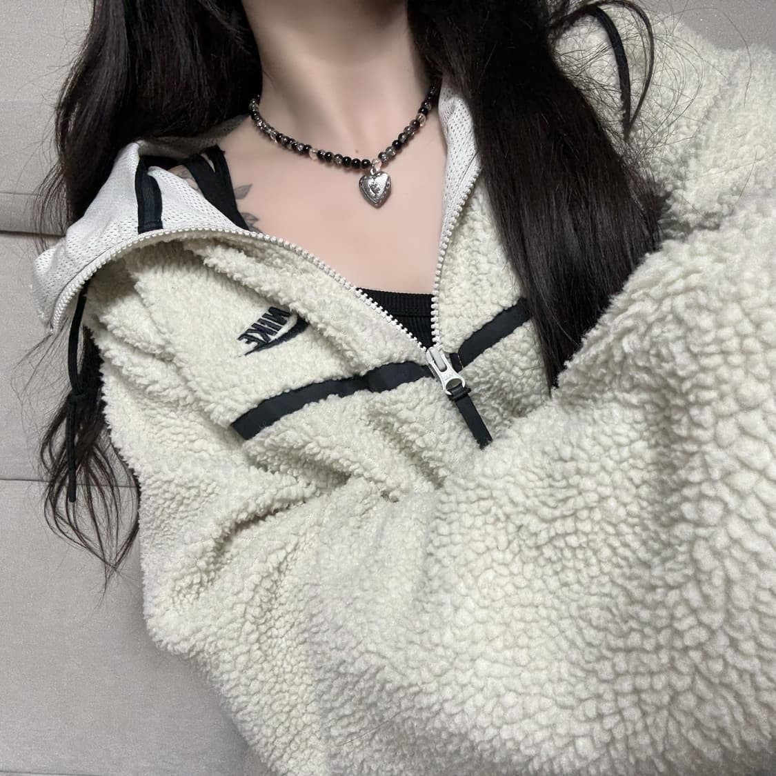 나이키 쉐르파 테크팩 후드집업 상품이미지1