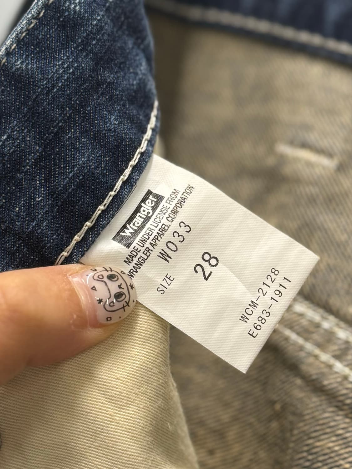 Wrangler 랭글러 블루 데님 워싱 하프 팬츠 상품이미지6