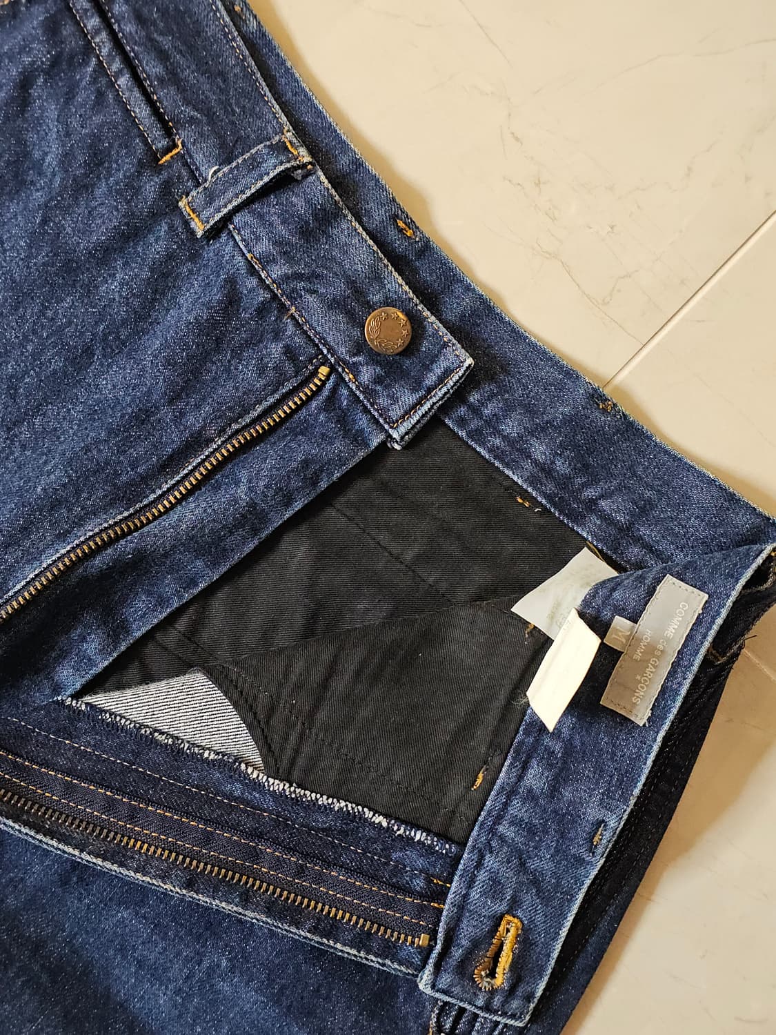 90's 꼼데가르송 다나카 옴므 데님 치노 상품이미지4
