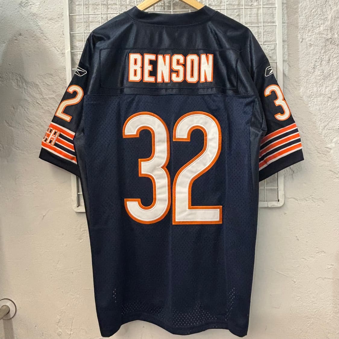 NFL X 리복 시카고 베어스 수퍼볼 네이비 럭비져지 L 상품이미지2