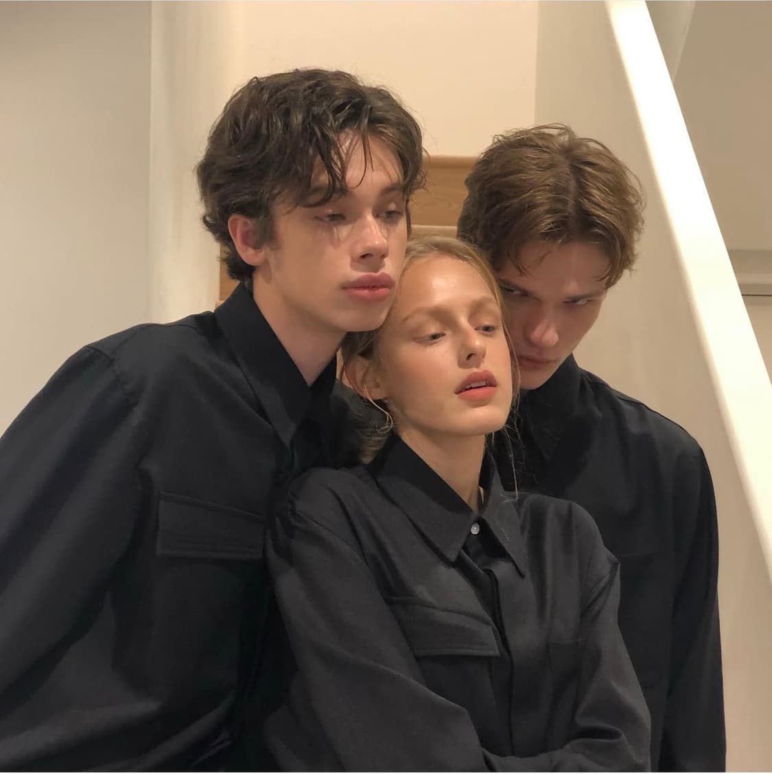 [L] STU office 블랙셔츠 상품이미지3