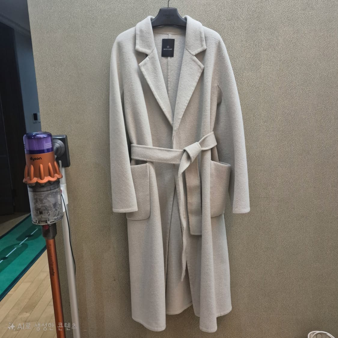 나이스클랍 핸드메이드 롱코트 상품이미지4