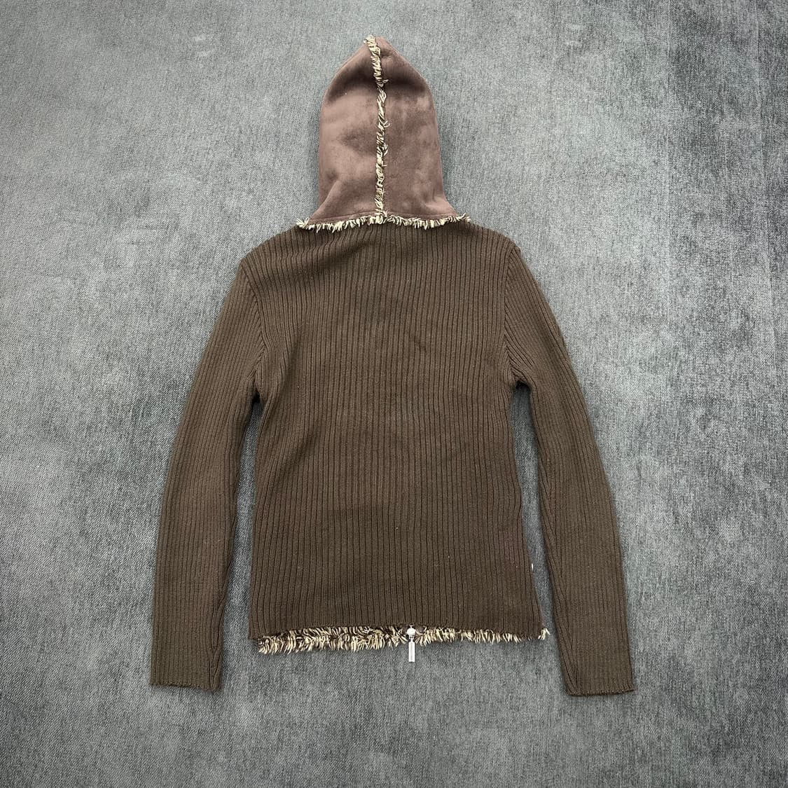 Crossline fur hood jacket 상품이미지5
