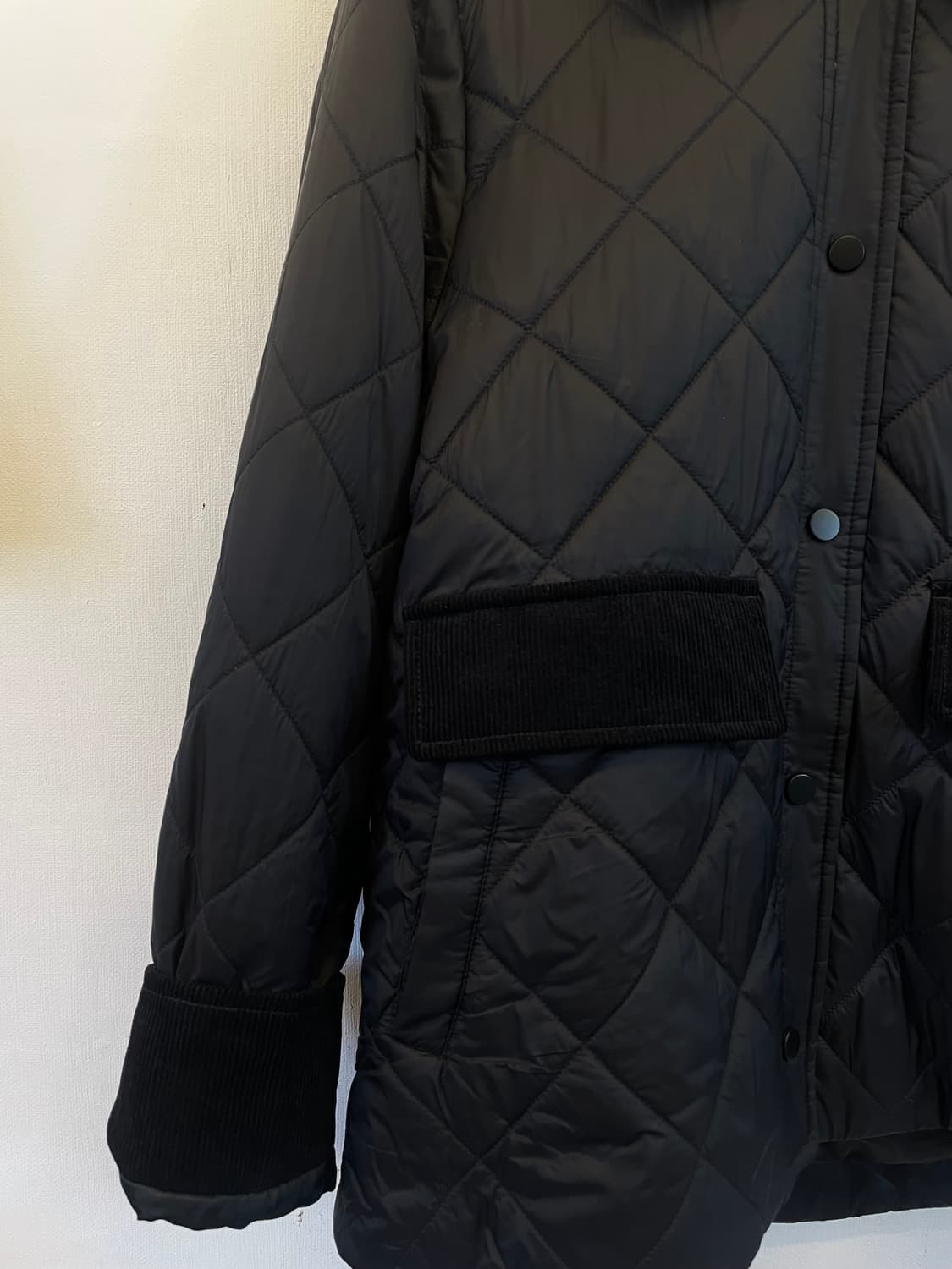 죠르쥬레쉬 코듀로이배색 퀼팅자켓:) 경량패딩 경량자켓 퀼팅패딩 상품이미지6