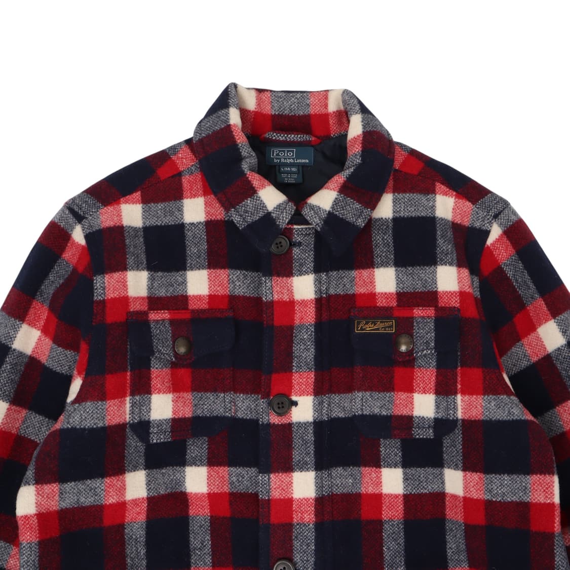 폴로 랄프로렌 플레드 체크 울 자켓 상품이미지2