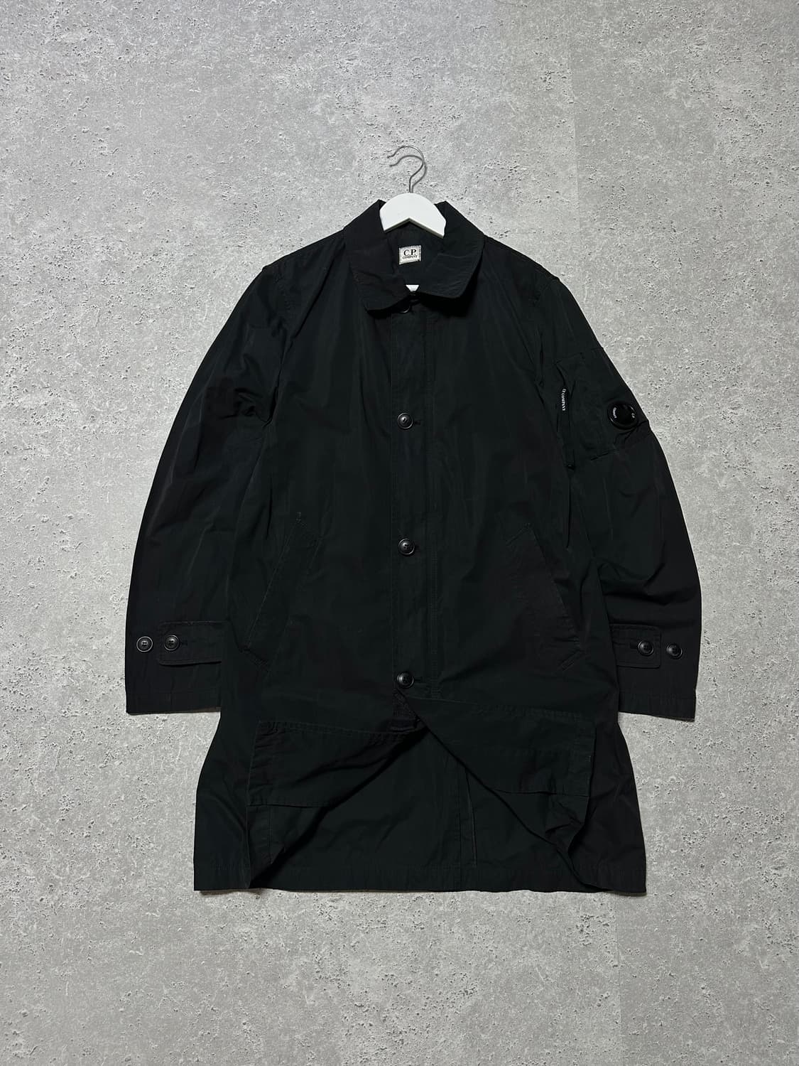 CP컴퍼니 사이드 렌즈 나일론 트렌치 롱자켓 상품이미지1