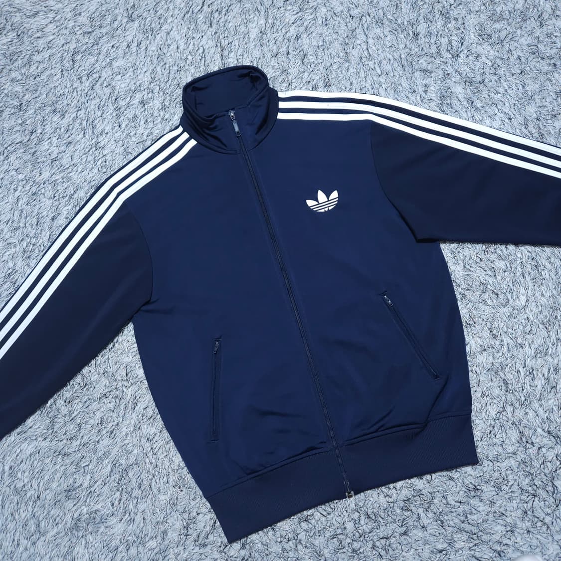 아디다스)100 남자 파이어버드 트랙탑 네이비 / 왕눈이샵 상품이미지2