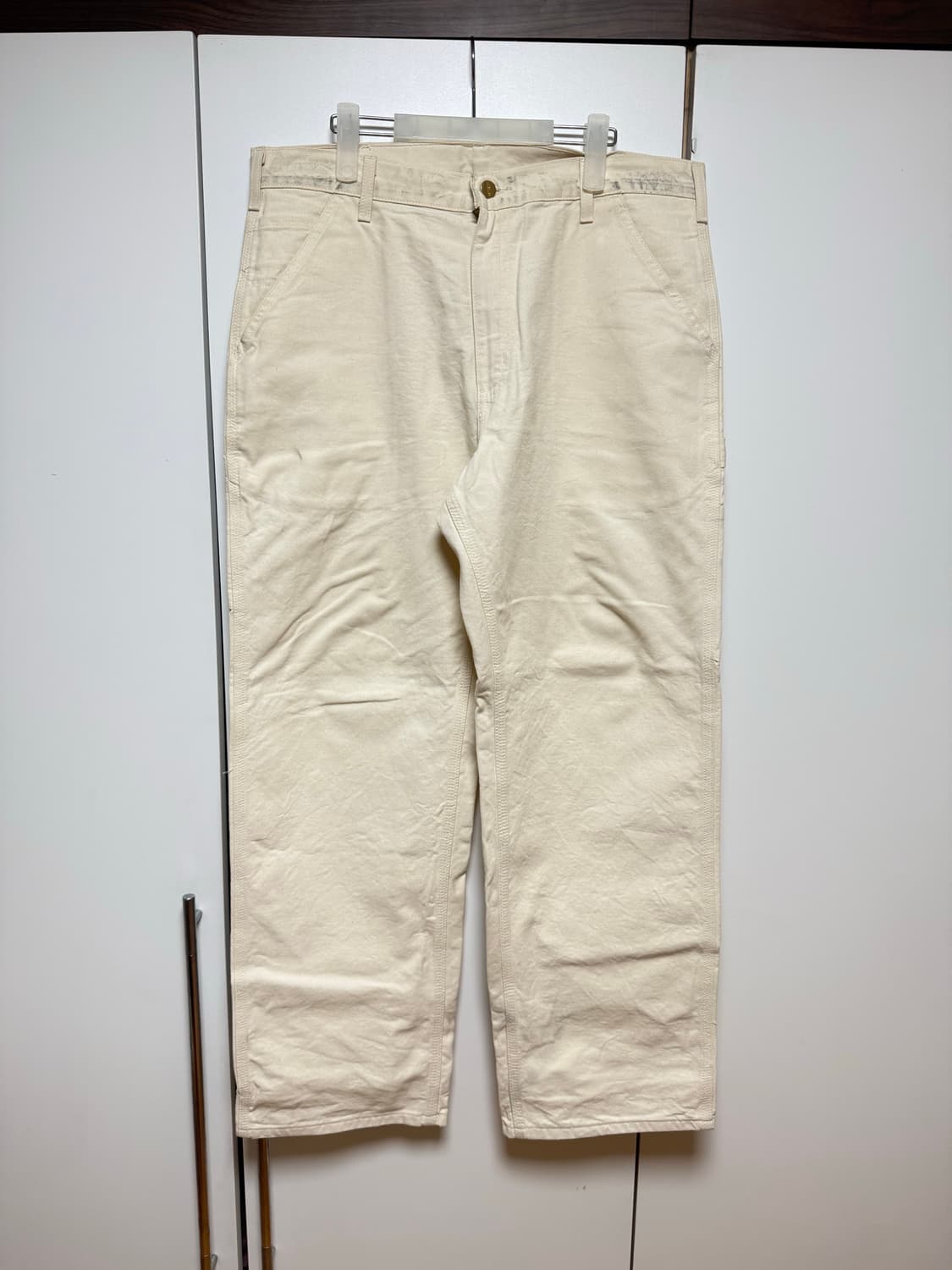 00s 빈티지 칼하트 카펜터팬츠 네츄럴 (34x30) 상품이미지1