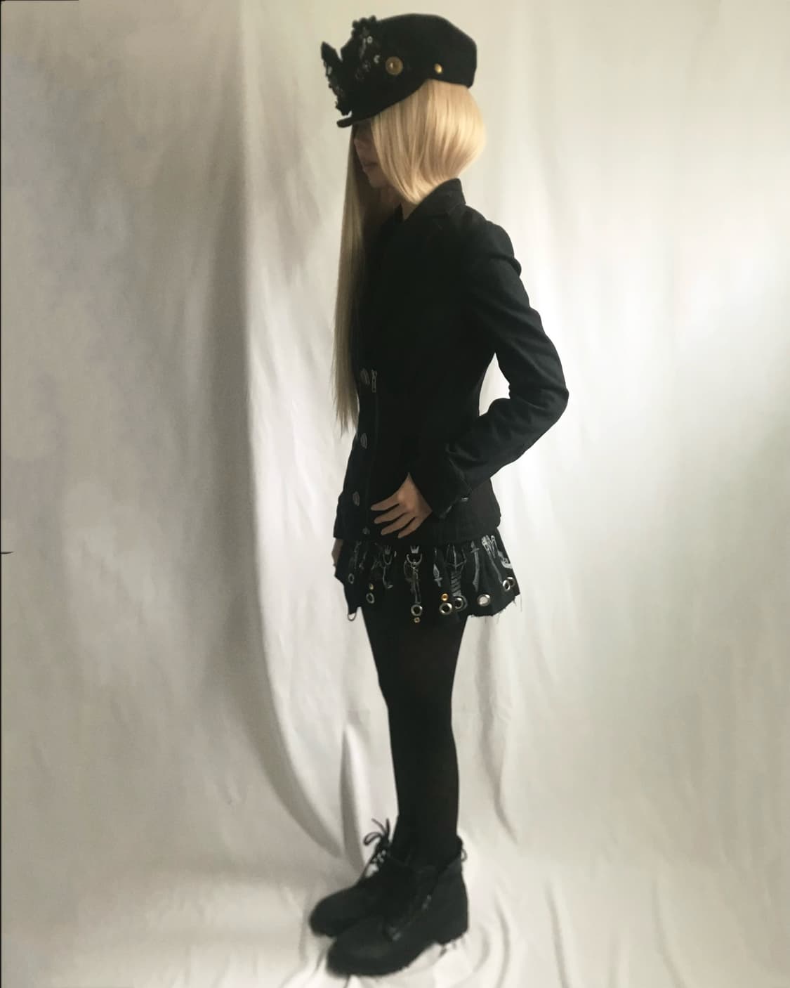 Corduray mix 3 spray button zipperjacket 상품이미지1