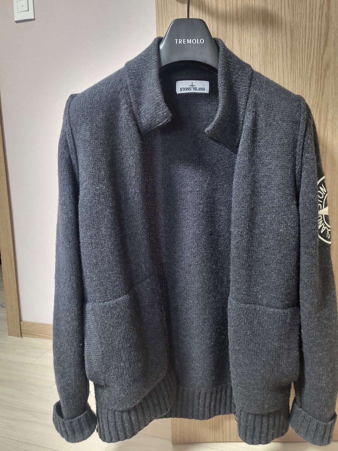 스톤아일랜드 니트집업 상품이미지1