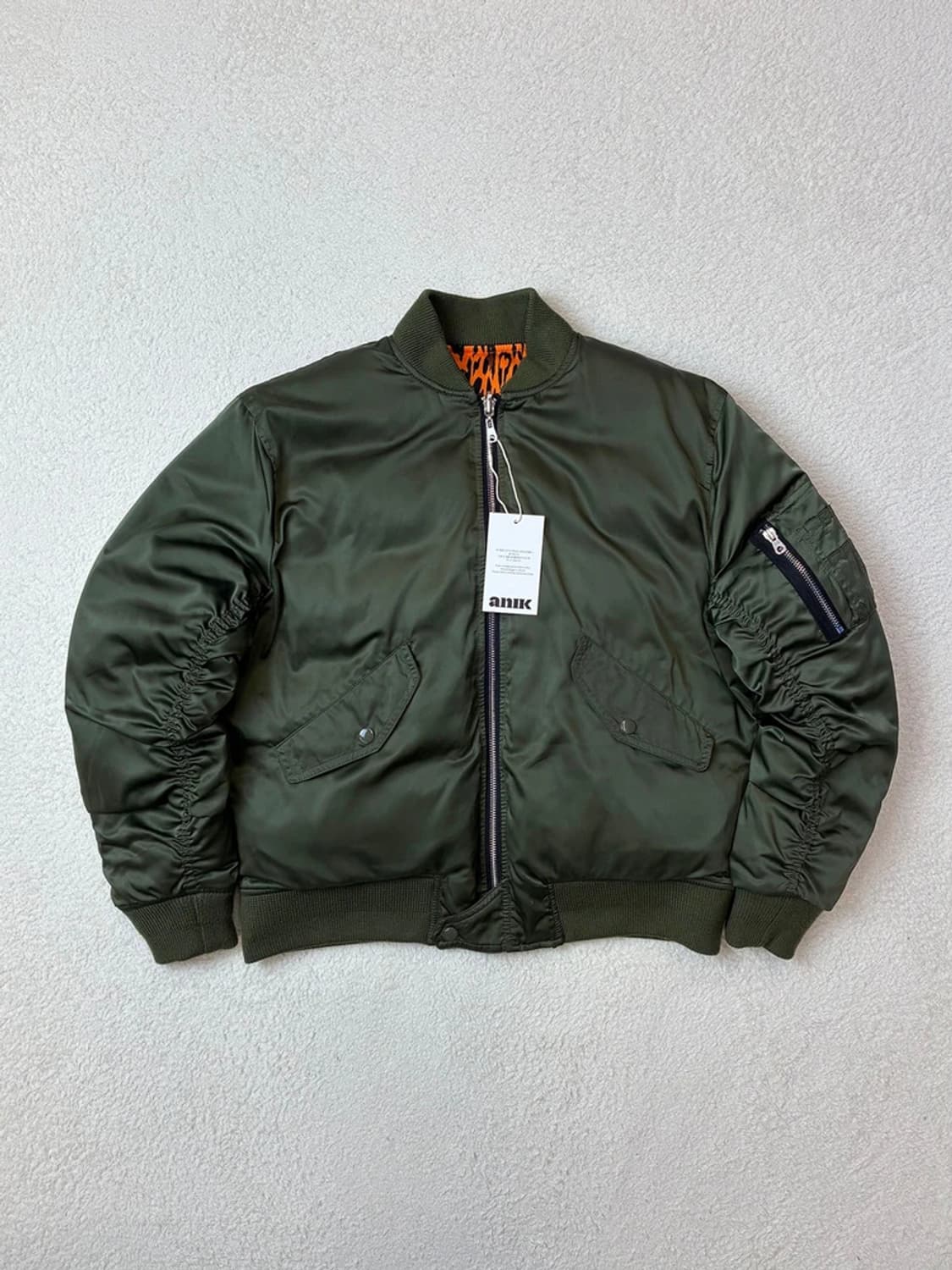 산드로 레오파드 리버시블 블루종 크롭 자켓 PN6046 상품이미지5