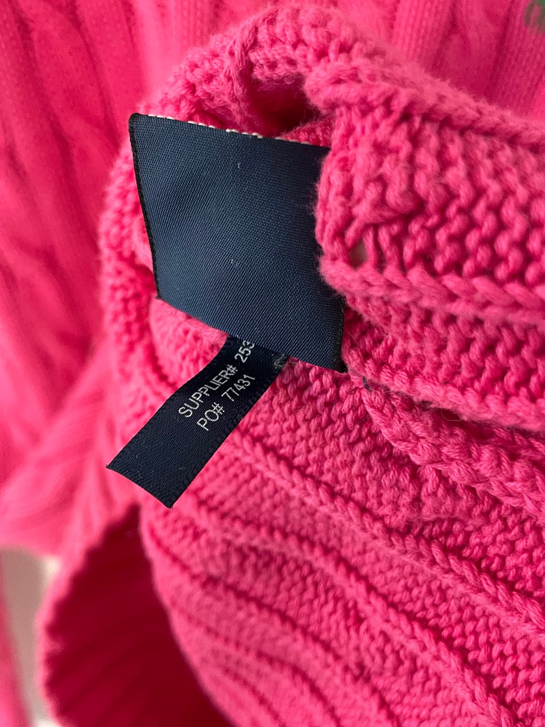 폴로 케이블 니트  상품이미지7