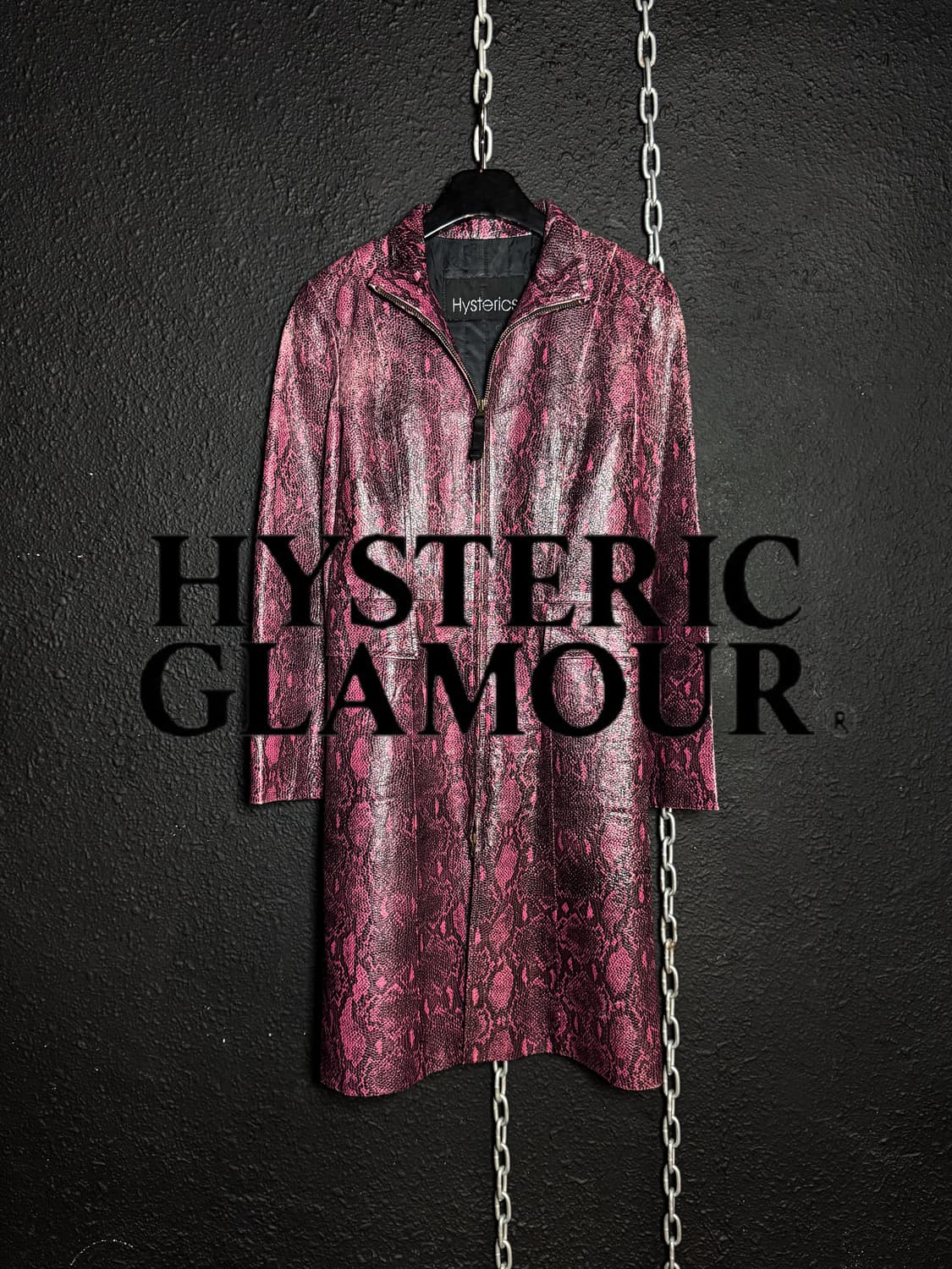 Hysteric Glamour – Python Leather Coat 상품이미지1