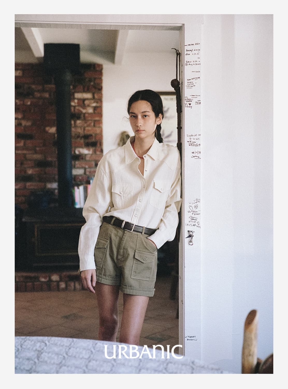 얼바닉30 랜치 셔츠 내추럴 상품이미지2