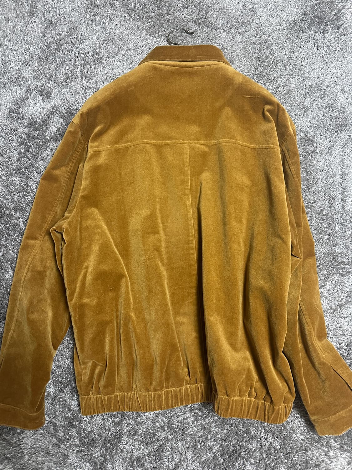 셔터 코튼 벨루어 자켓 yellow m 100 사이즈 상품이미지3