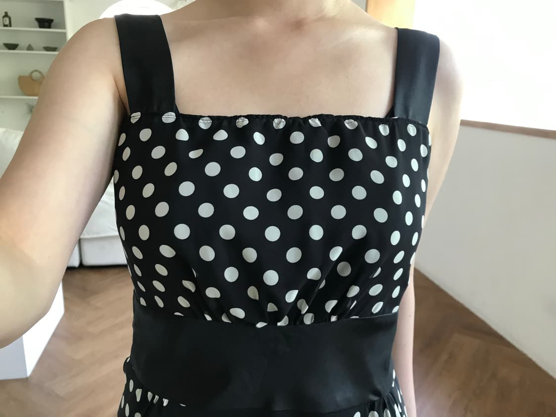 vintage dot pattern one-piece 상품이미지7