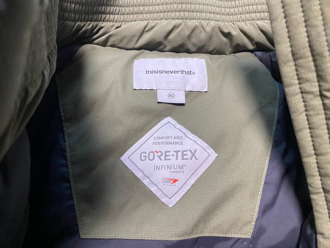 Thisisneverthat gore-tex 거위털패딩 XL(105) 상품이미지5