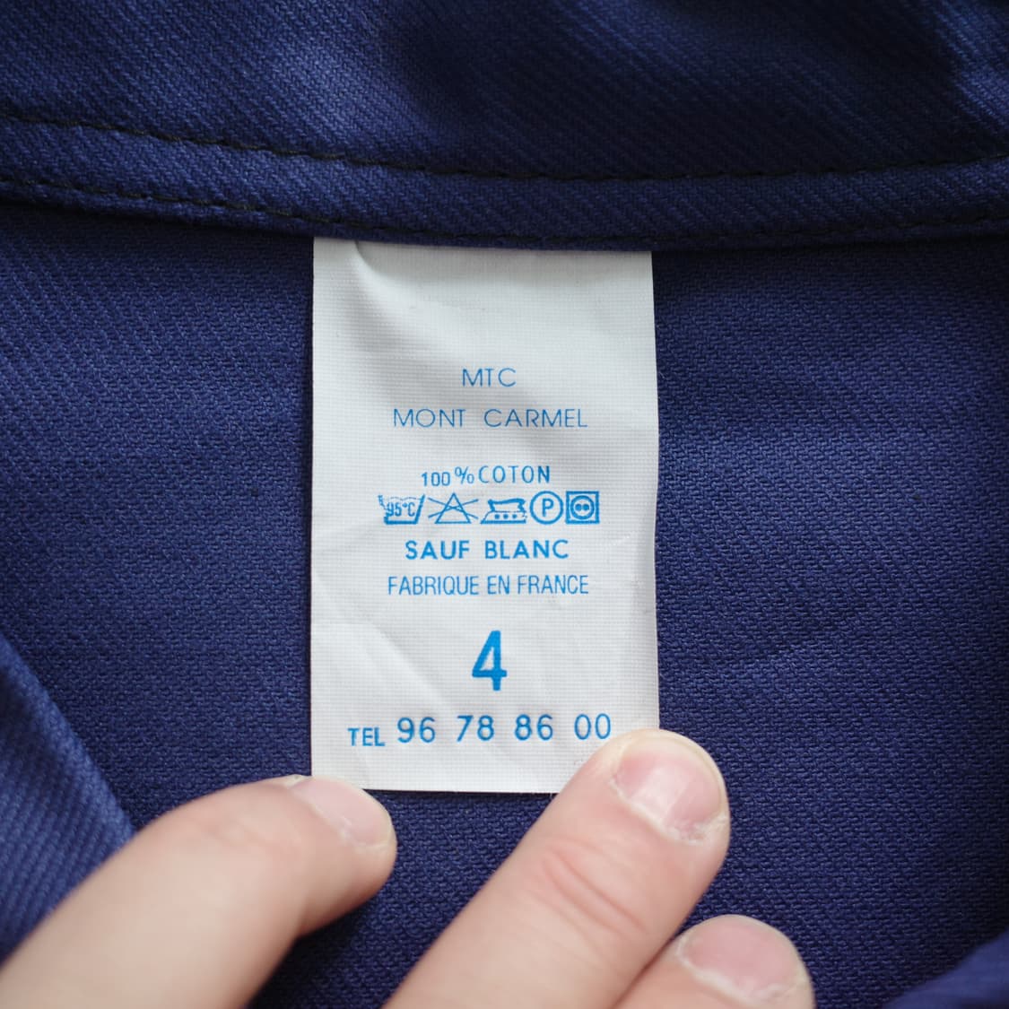 70s Le Mont Carmel 프렌치 워크 초어 자켓 프랑스 생산 상품이미지5