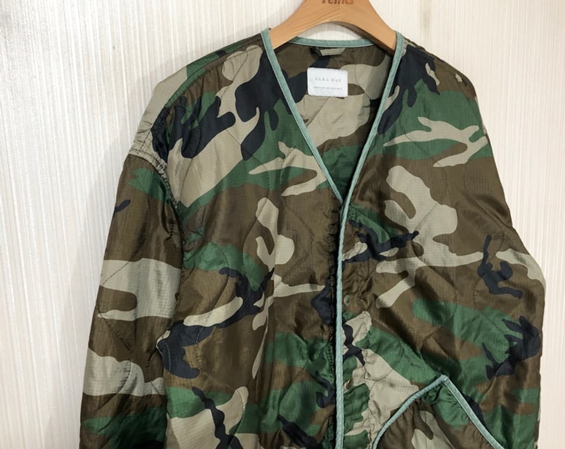 자라 맨(ZARA MAN) 밀리터리 퀼팅자켓 XL 상품이미지5