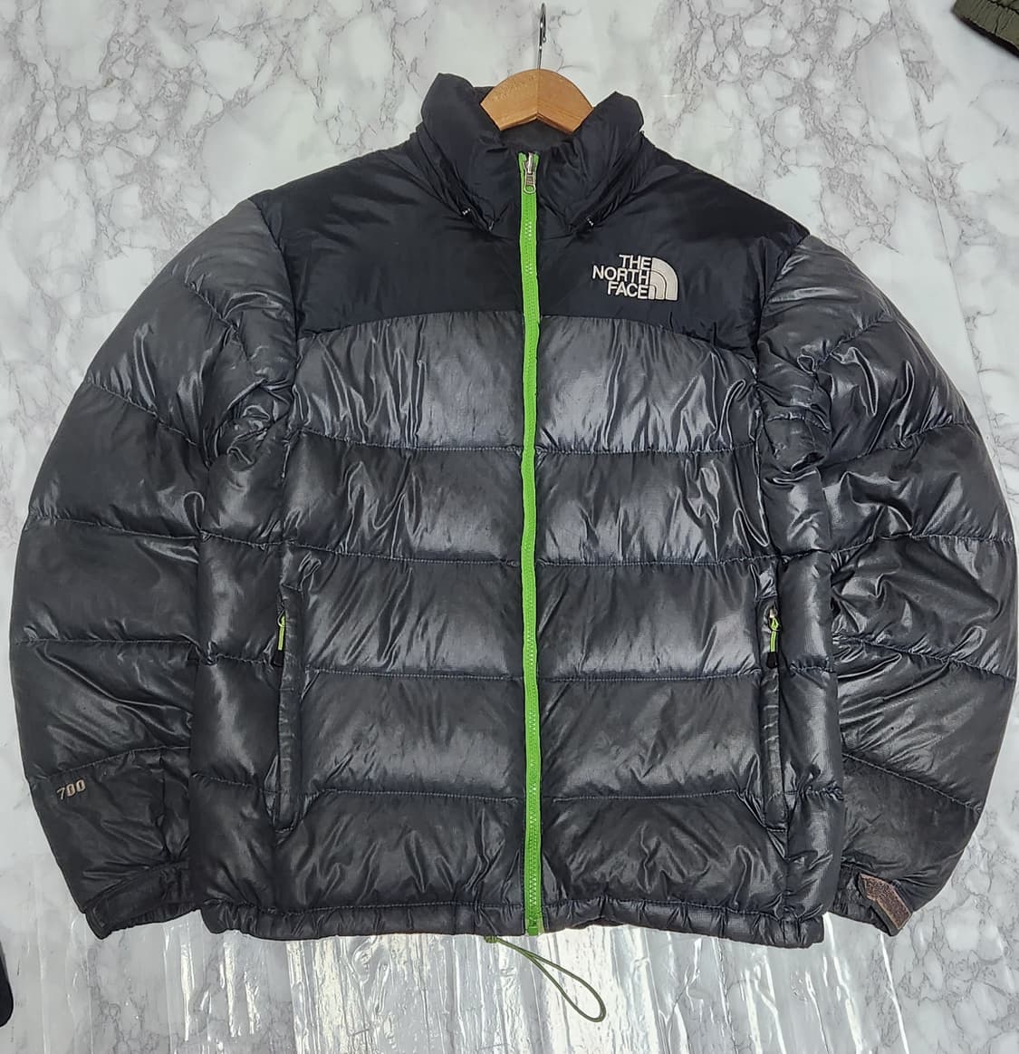 노스페이스 700 눕시 그레이 패딩 자켓 상품이미지1