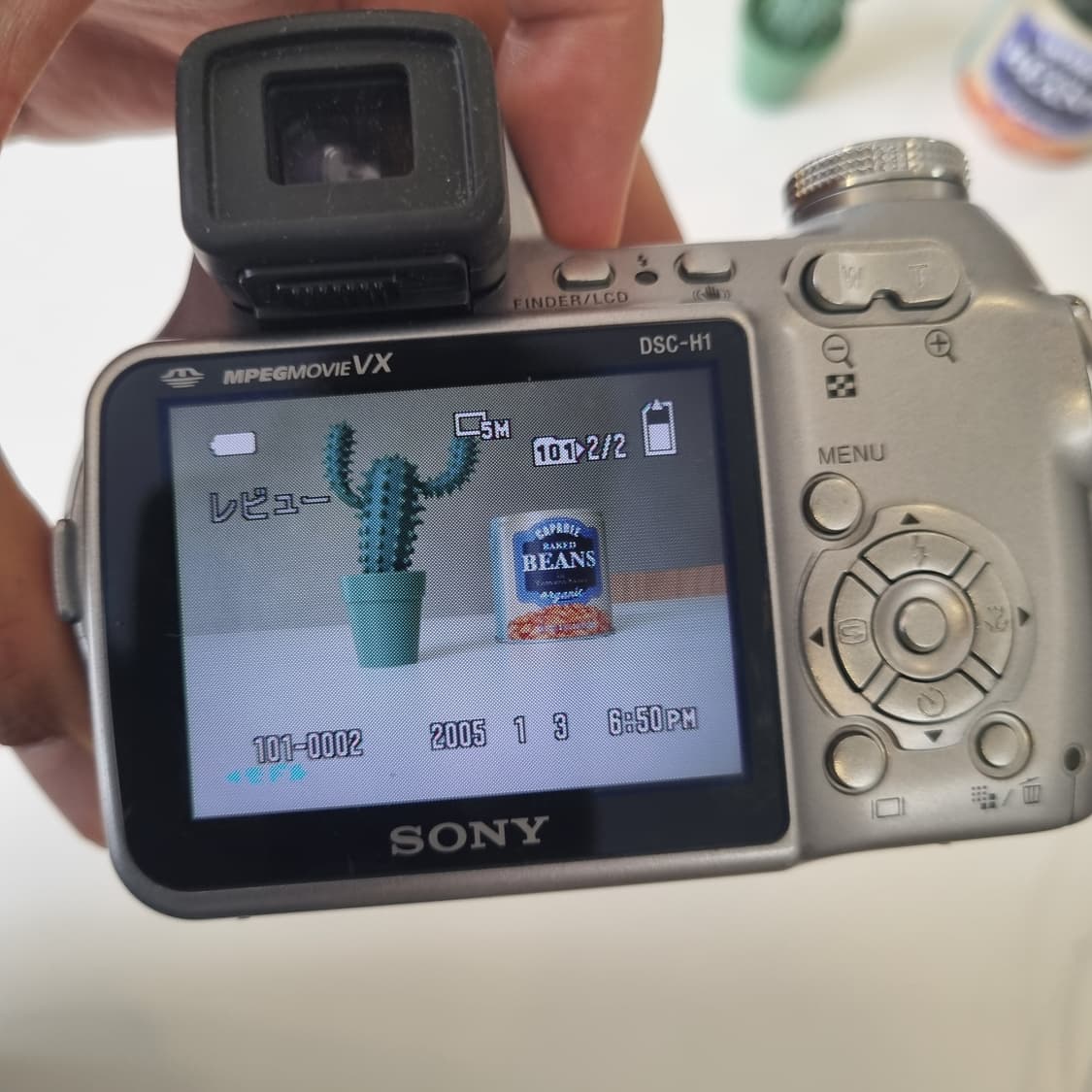 일본판 소니 Cyber-shot DSC-H1 카메라 빈티지 레트로 상품이미지4
