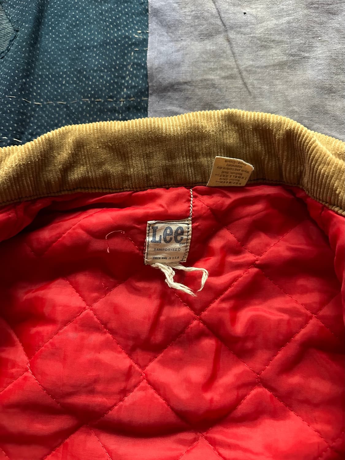 70s USA LEE 빈티지 리 191LB 데님 워크 자켓 rrl 상품이미지8