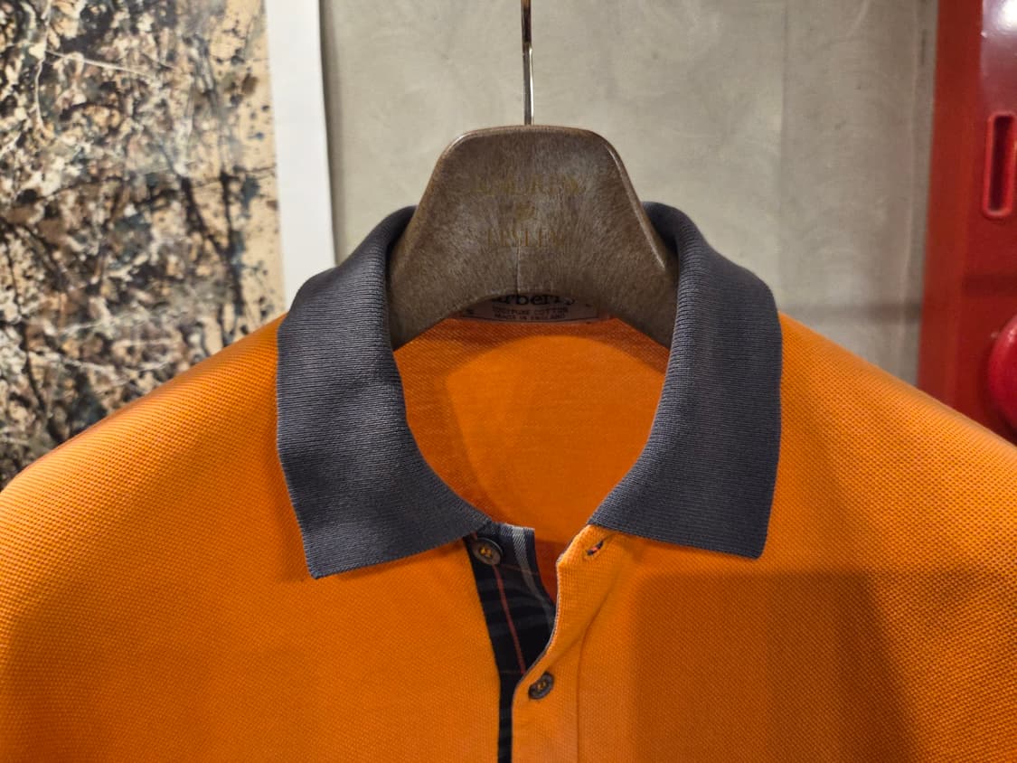 90'S 올드 버버리 PK 티셔츠 상품이미지3