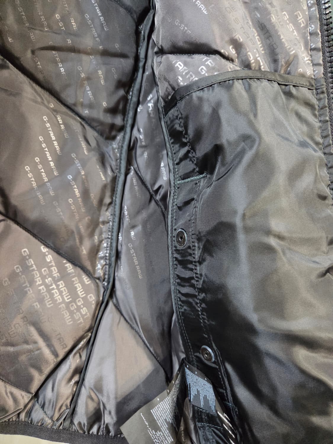 G-Star RAW 패딩 점퍼 그린(XS) 상품이미지5