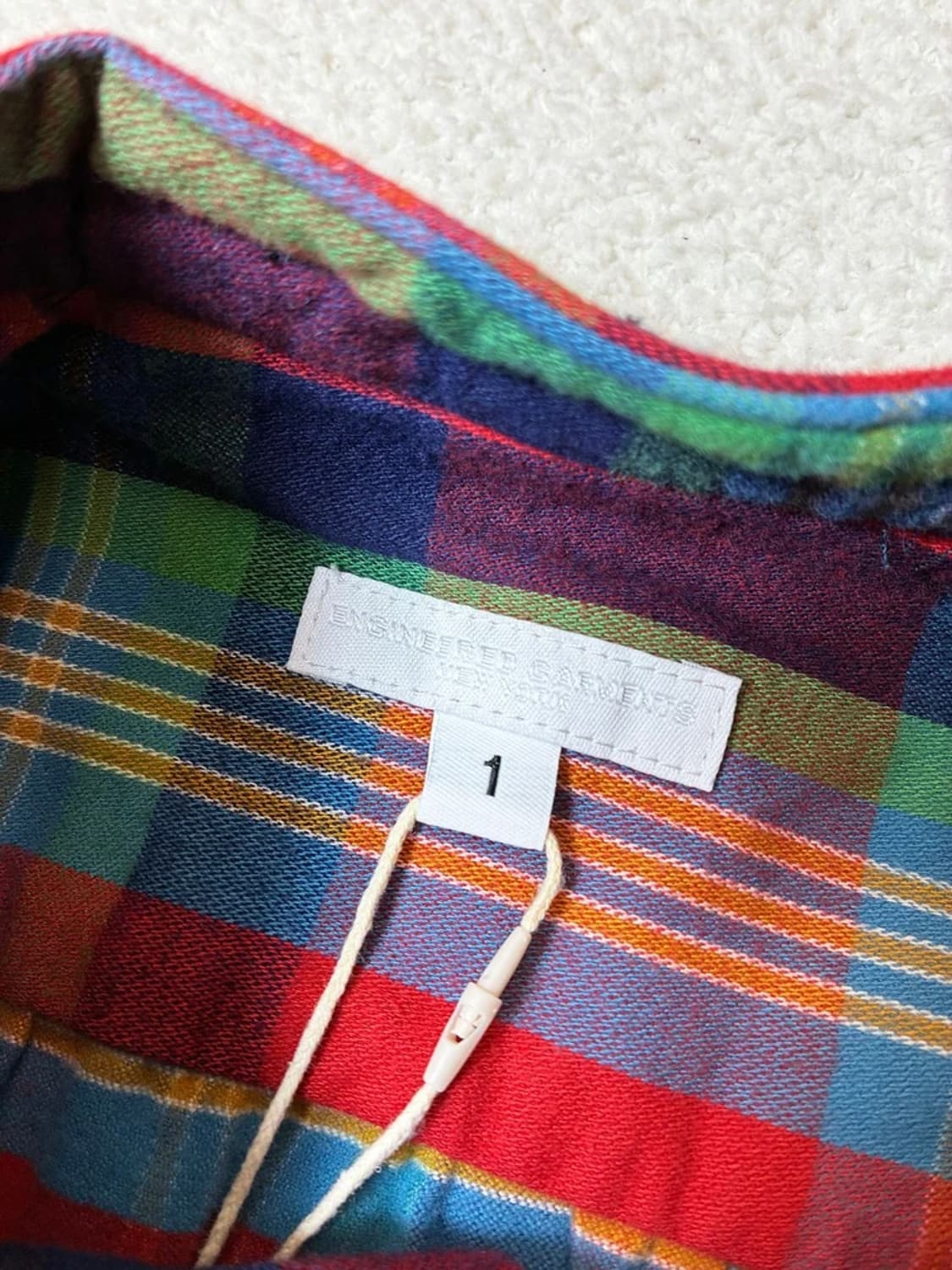 엔지니어드가먼츠 우먼스 플란넬 체크 원피스 PN6527    상품이미지7