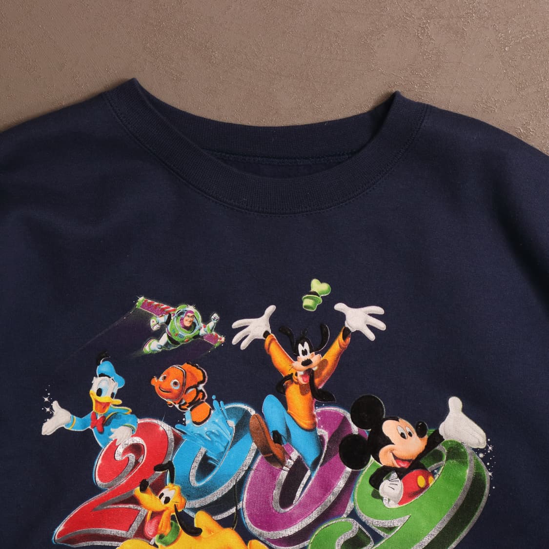 00's 디즈니 헤인즈 프린팅 스웻셔츠 A1426 상품이미지2