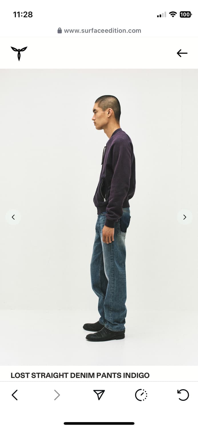 서피스에디션 데님 팬츠 m 상품이미지4