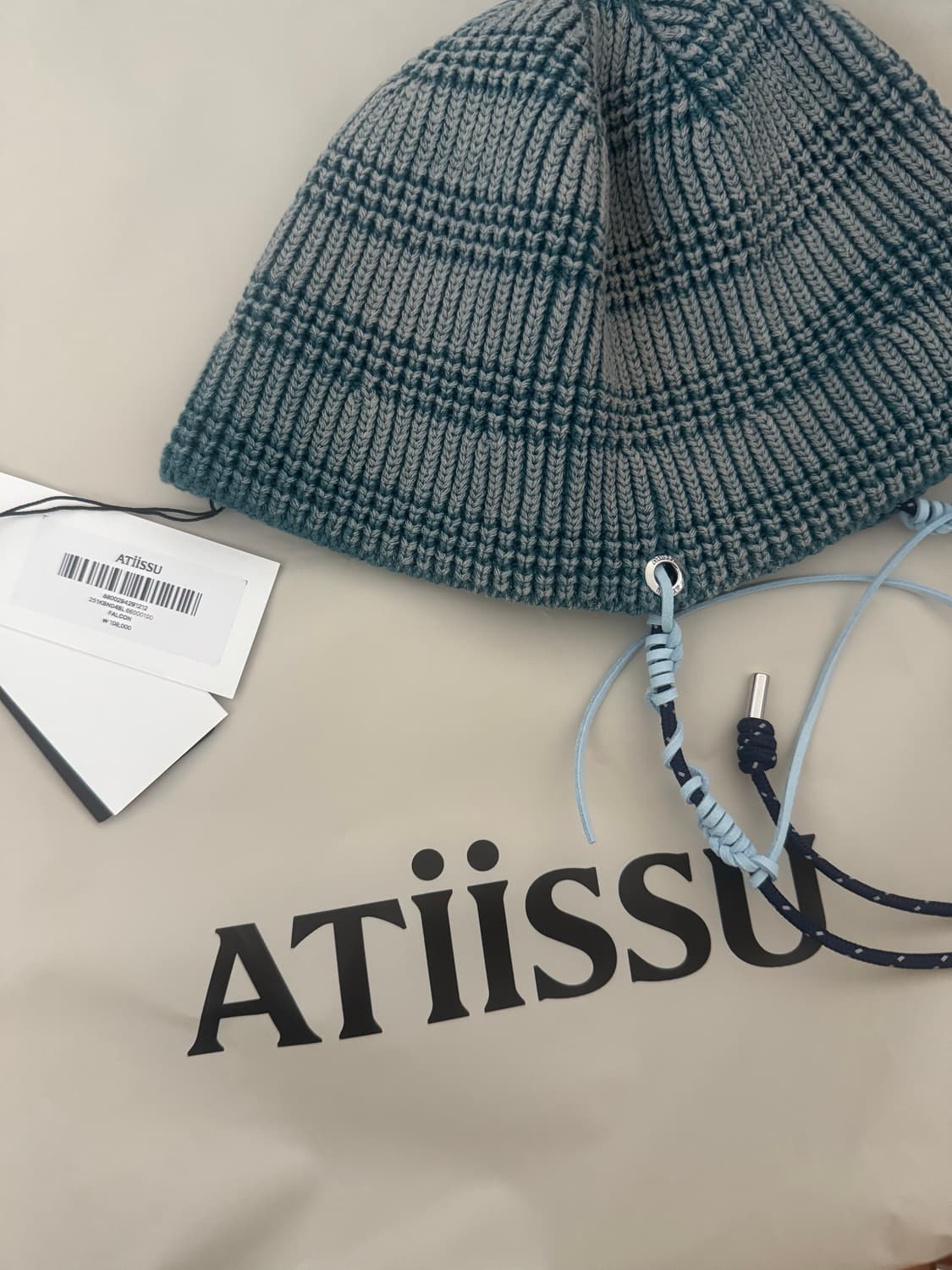 어티슈 팔콘 비니 블루 새상품 상품이미지1