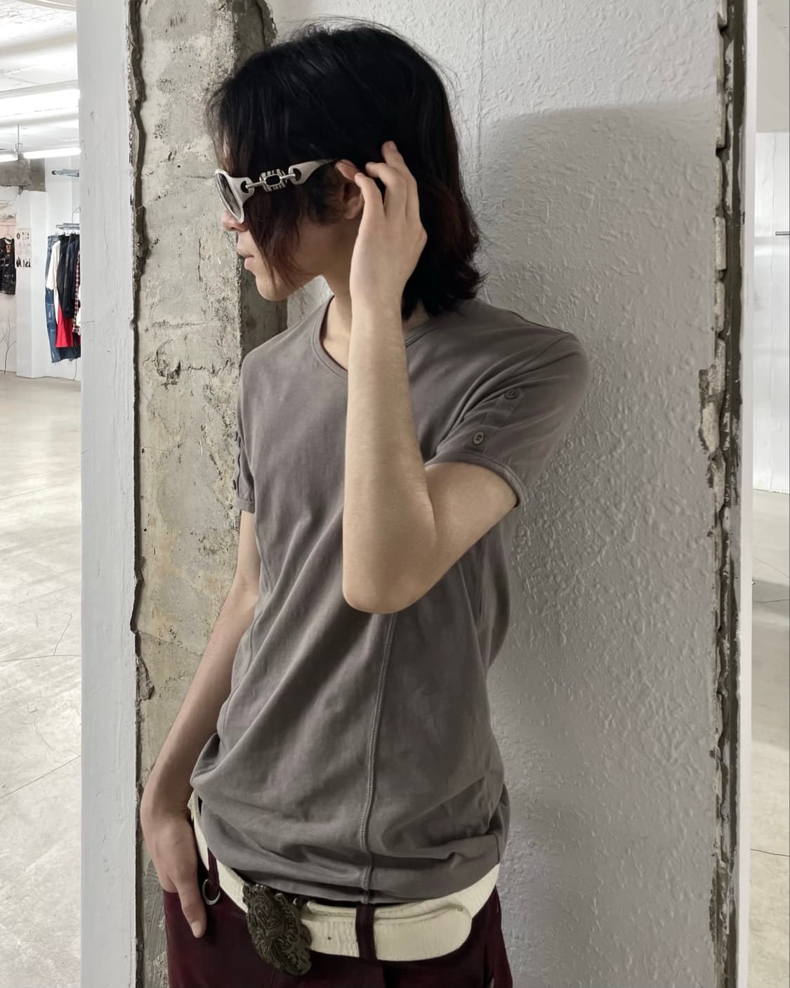 존갈리아노 패널 프린팅 티셔츠 상품이미지2