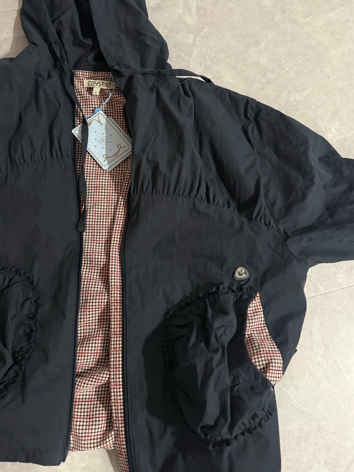 코이세이오 윈드 브레이커 바막 네이비 상품이미지3