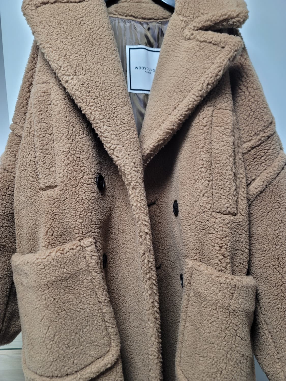 우영미 테디베어 코트 상품이미지1