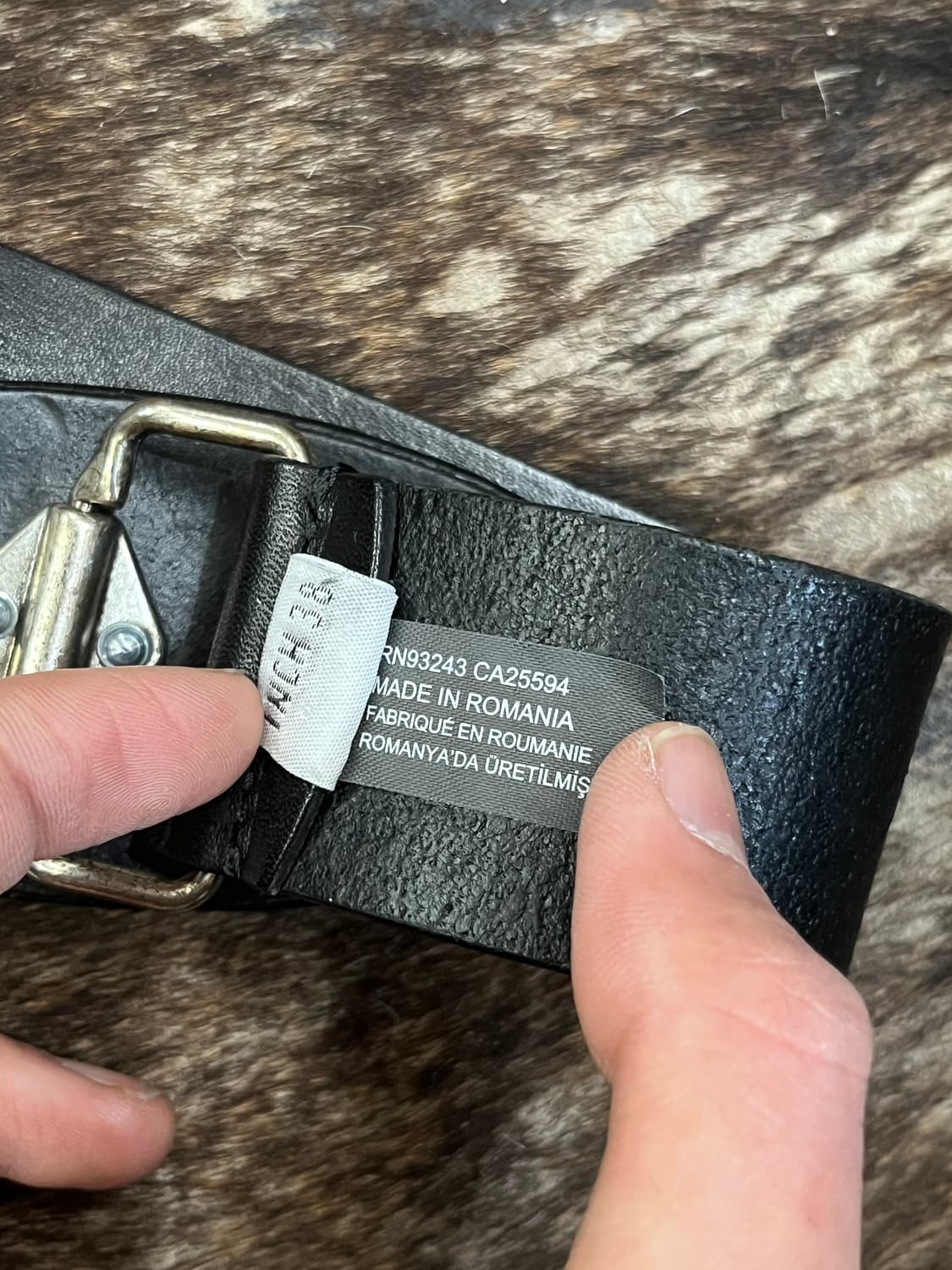 DIESEL B-1DR LEATHER BELT 상품이미지10