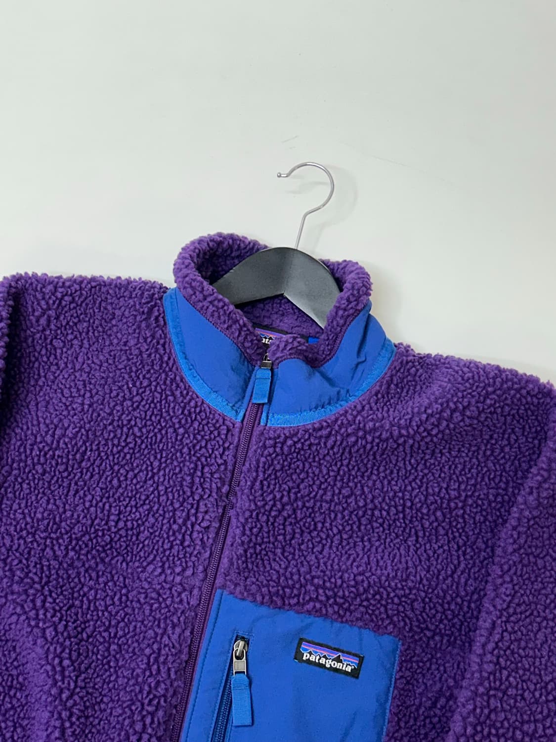 Patagonia 파타고니아 레트로 퍼플/블루 플리스 자켓 상품이미지1