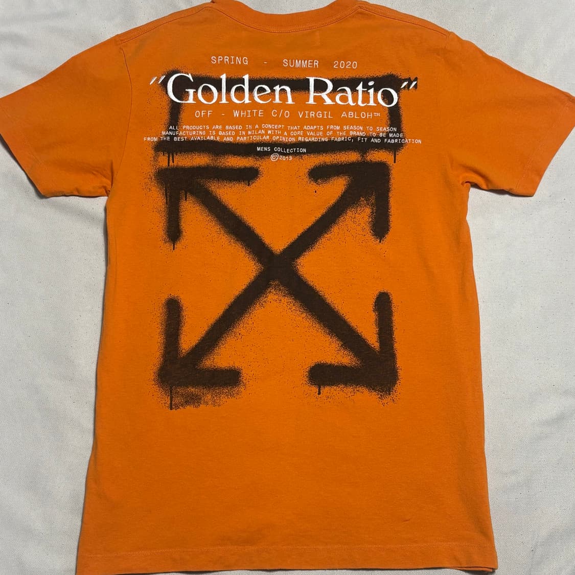 🫶🏻 오프화이트 오렌지 반팔티 🫶🏻 상품이미지1